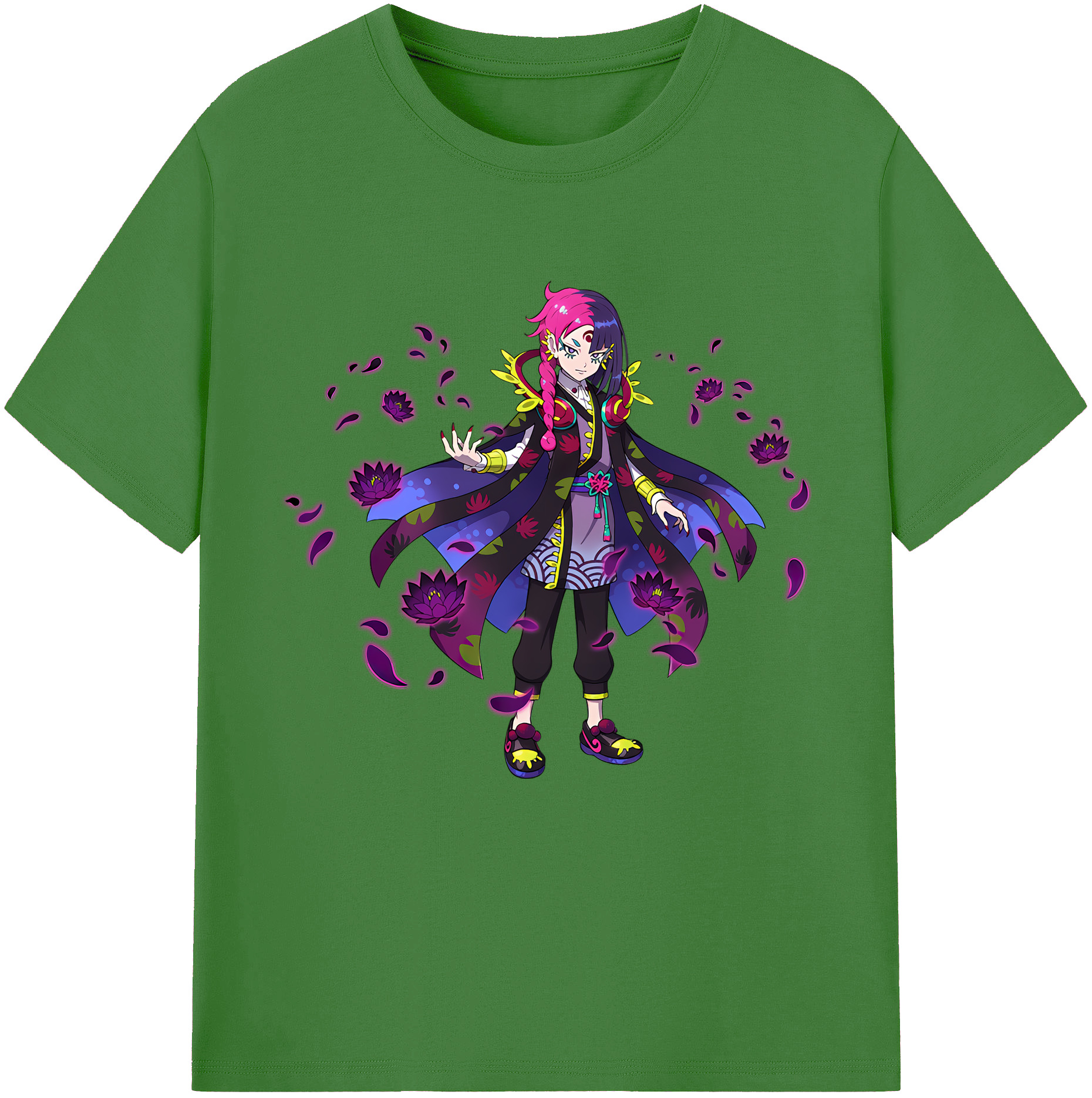 （画像用） 妖怪ウォッチ Yo-kai Watch レディースカジュアルプリントTシャツ（綿100％）